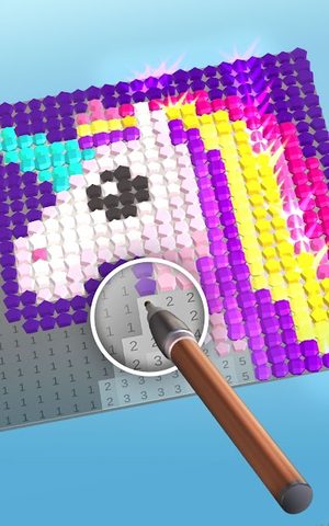 Screenshot 13: Diamond Painting ASMR Coloring