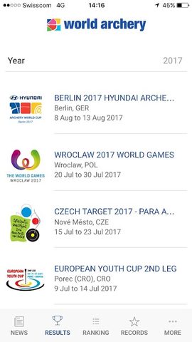 Screenshot 2: World Archery