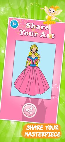 Screenshot 5: Best colouring book - Princess 4+