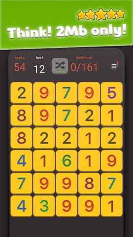 Screenshot 9: Sum X - simple math puzzle