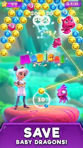 Screenshot 1: Luna’s Quest Bubble Shooter