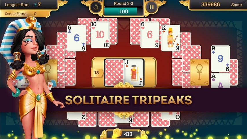 Screenshot 5: Cleopatra Solitaire TriPeaks