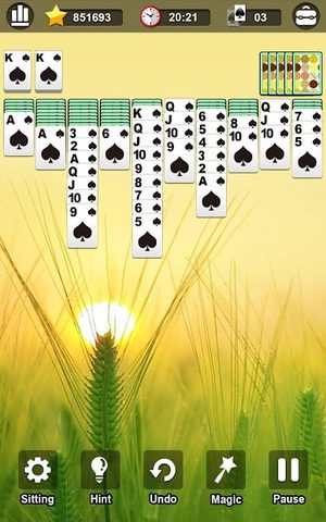 Screenshot 3: Spider Solitaire