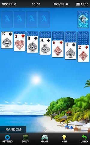 Screenshot 3: Solitaire!
