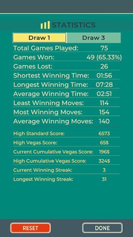 Screenshot 6: Solitaire Klondike classic.