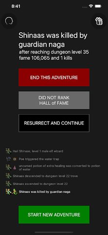Screenshot 8: Pathos: Nethack Codex