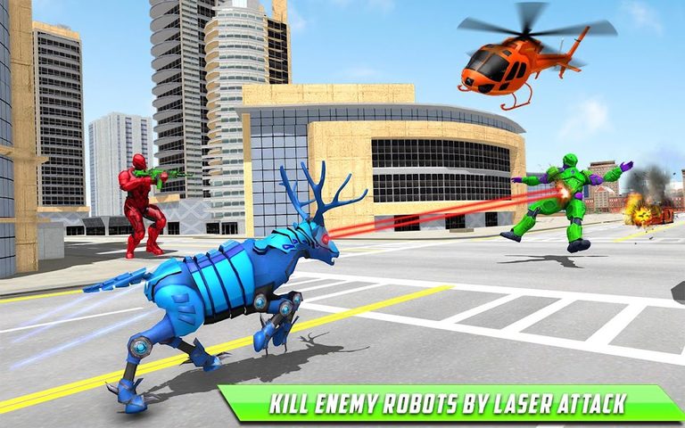 Screenshot 18: Deer Robot Car Game-Robot Game