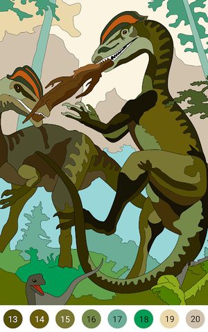 Screenshot 16: Dinosaur Coloring Book – Encyclopedia for Kids