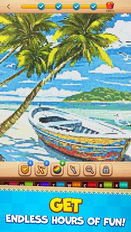 Screenshot 2: Cross-Stitch: Coloring Book