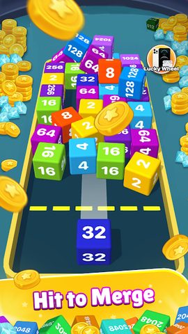 Screenshot 4: Chain Cube 3D: Drop The Number 2048