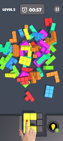 Screenshot 1: Cube Matcher 3D