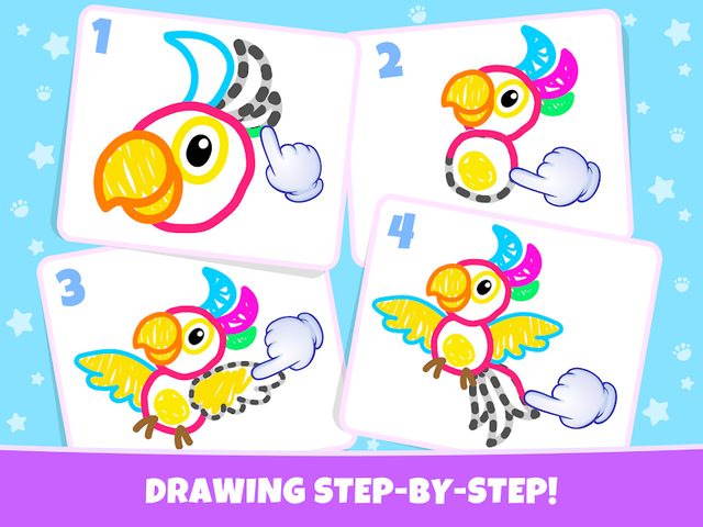 Screenshot 19: Pets Drawing for Kids and Toddlers games Preschool