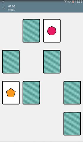 Screenshot 8: Concentration (Matching Pairs)