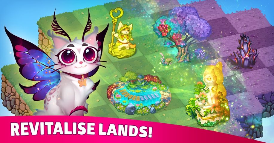Screenshot 1: Merge Cats: Magic games