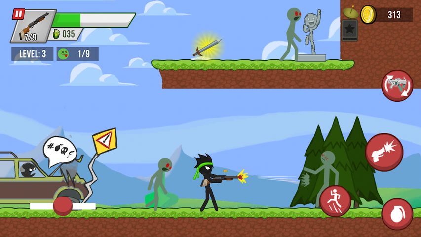 Screenshot 9: Stickman vs Zombies