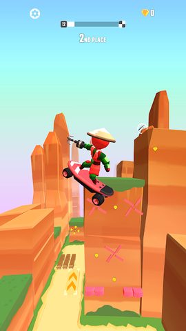 Screenshot 3: Swing Loops: Grapple Hook Race