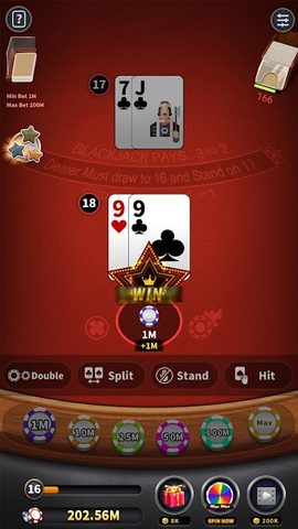Screenshot 4: Blackjack 21 offline games