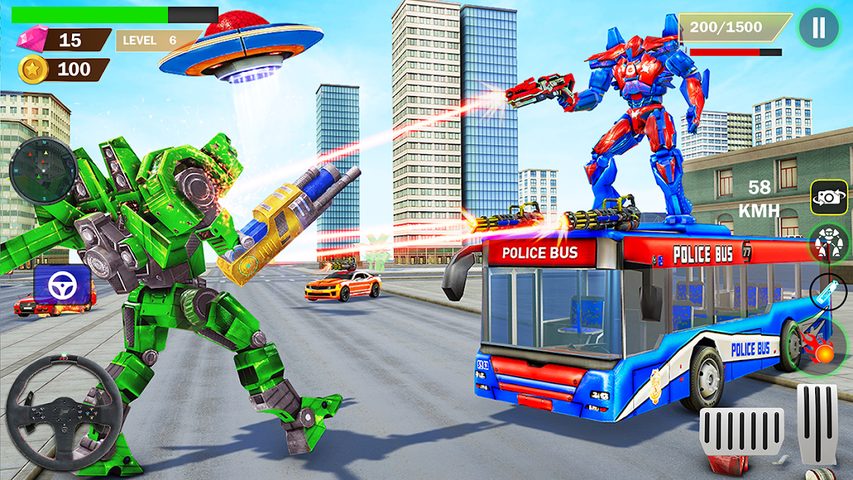 Screenshot 22: Bus Robot Car War - Robot Game