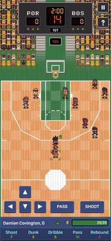 Screenshot 4: Hoop League Tactics 4+