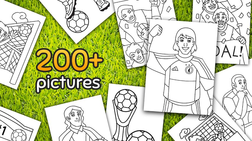 Screenshot 7: Football coloring book game