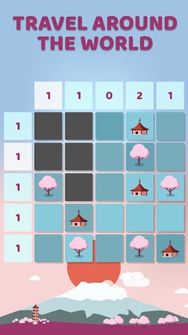 Screenshot 3: Tents and Trees - Saga puzzle game