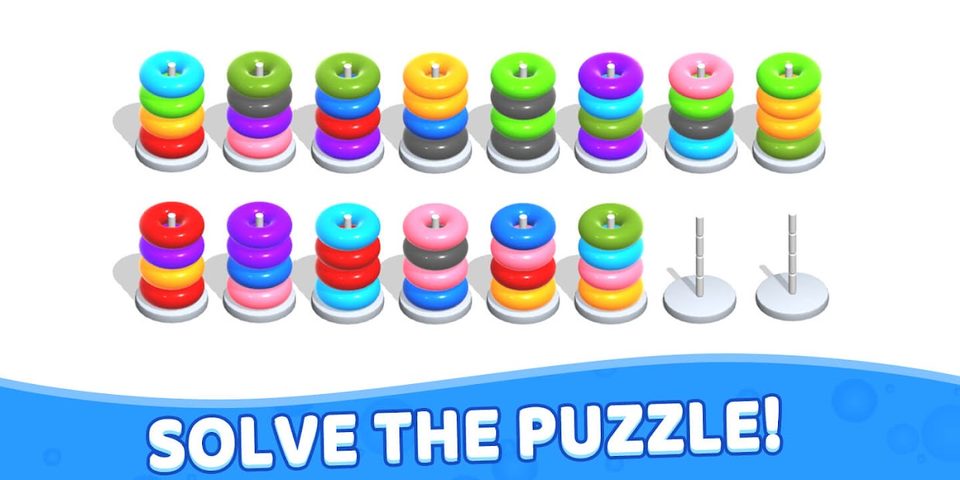 Screenshot 7: Color Hoop Stack - Sort Puzzle