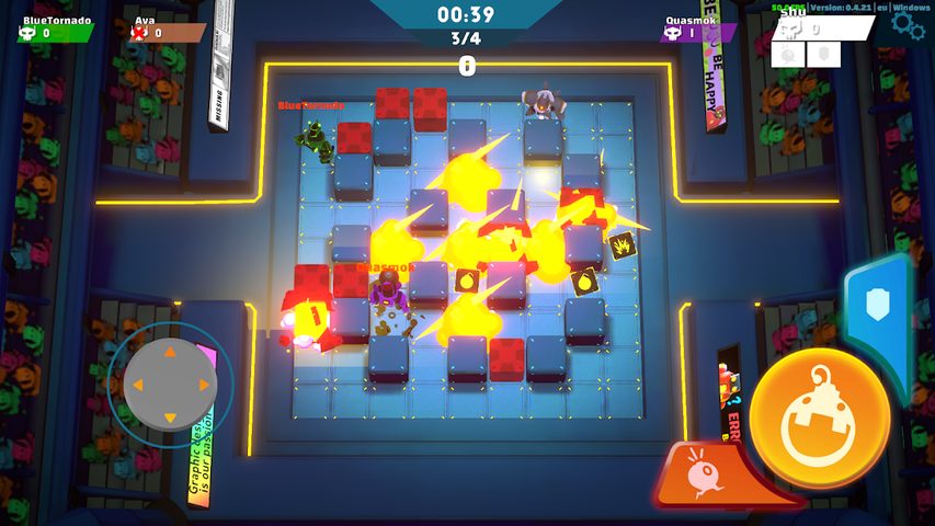 Screenshot 3: Bomb Bots Arena - Multiplayer
