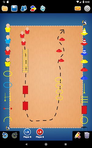 Screenshot 2: Coach Tactic Board: Volley