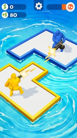 Screenshot 2: War of Rafts: Crazy Sea Battle
