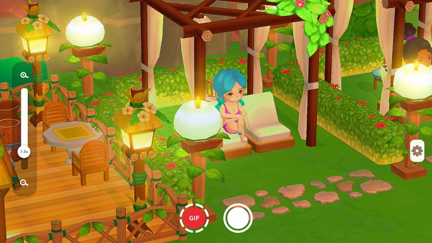 Screenshot 1: My Little Paradise: Resort Sim