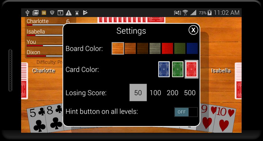 Screenshot 8: Hearts Card Classic
