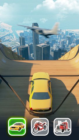Screenshot 1: Mega Ramp Car Jumping