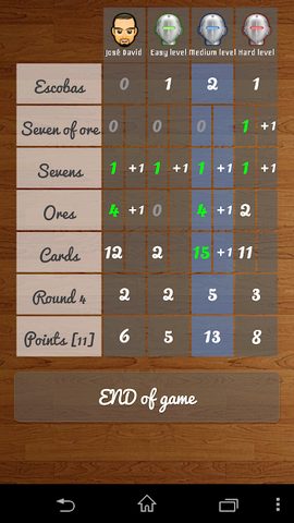 Screenshot 5: Escoba / Broom cards game