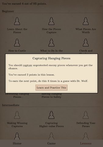 Screenshot 17: Learn Chess with Dr. Wolf