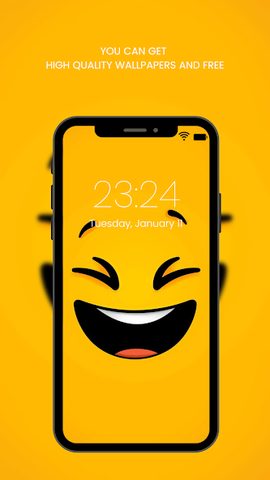 Screenshot 7: Cute Emoji Wallpaper HD