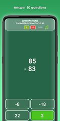 Screenshot 10: Game of addition, subtraction, multiply, division