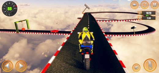 Screenshot 3: Stunt Bike Rider : Crazy Games 4+