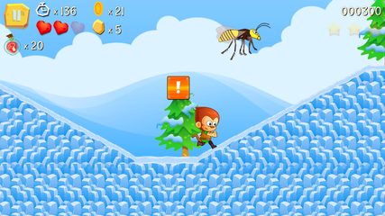 Screenshot 2: Super Kong Jump - Monkey Bros & Banana Forest Tale