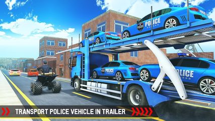 Screenshot 4: Cargo Airplane Police Vehicle