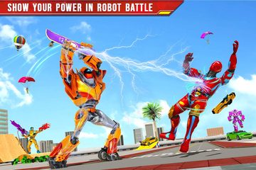 Screenshot 2: Flying Skateboard Robot Car