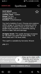 Screenshot 3: 5E Spellbook
