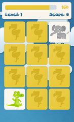 Screenshot 3: Animals memory game for kids