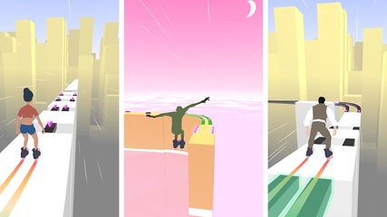 Screenshot 8: Sky Roller: Rainbow Skating