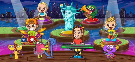 Screenshot 1: Vlad & Niki: Music Band