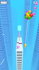 Screenshot 2: Balloon Boy 3D - Stack & Race