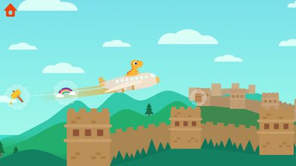 Screenshot 2: Dinosaur Plane: Games for kids