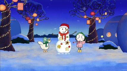 Screenshot 6: Sarah & Duck: Build a Snowman