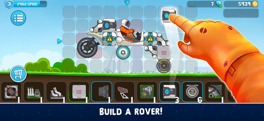 Screenshot 1: RoverCraft Space Racing 4+