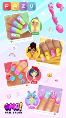 Screenshot 1: Girls Nail Salon - Kids Games