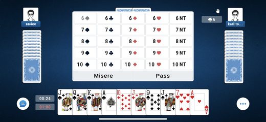Screenshot 2: Preferans: Classic Card Game 4+